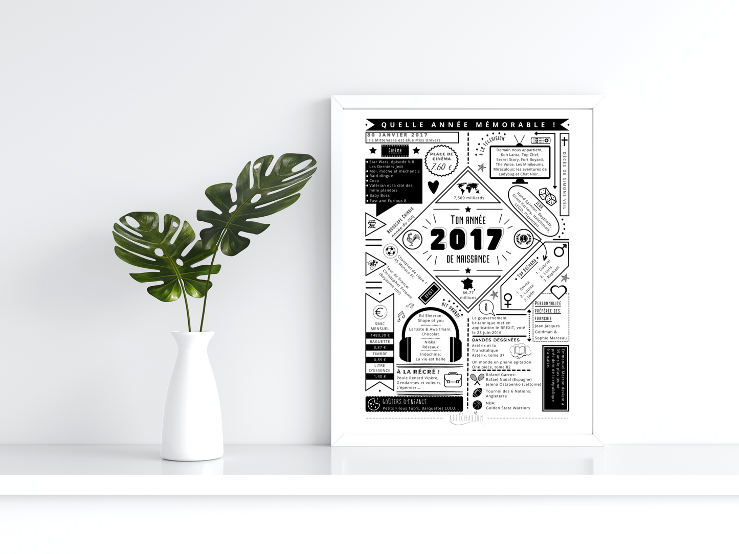 Affiche 2017 année de naissance