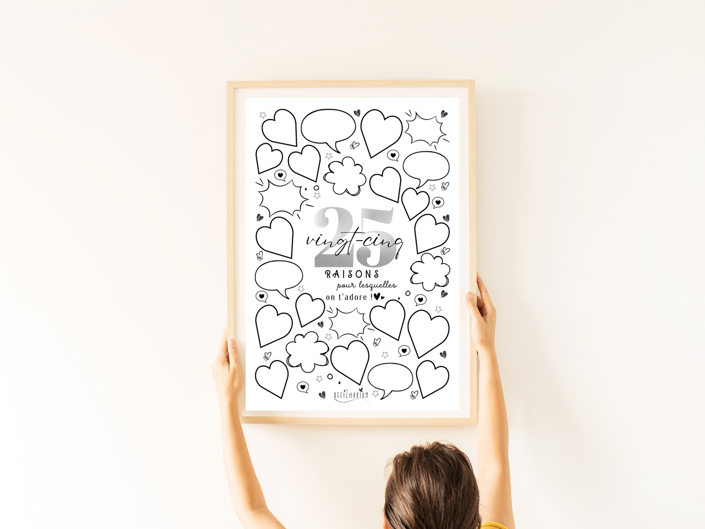 Affiche anniversaire 25 ans - NOIRE