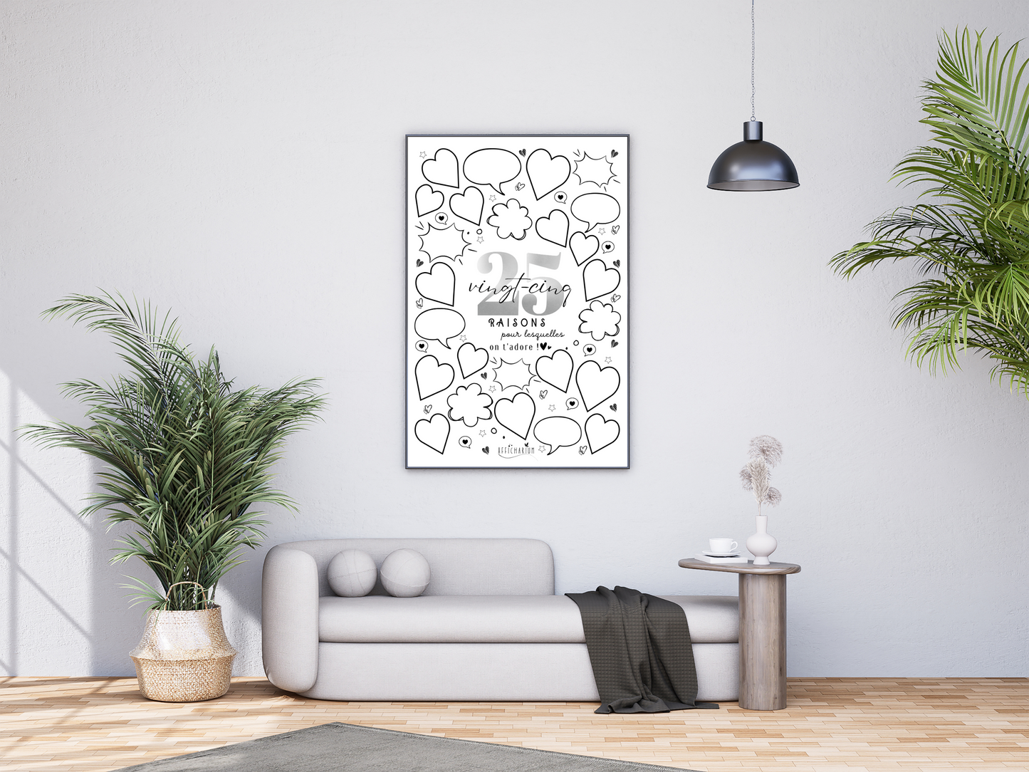 Affiche anniversaire 25 ans - NOIRE