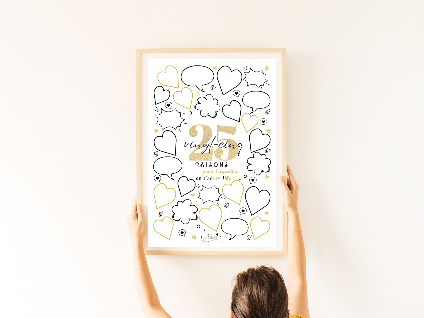 Affiche anniversaire 25 ans - OR