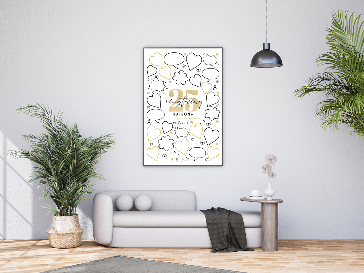 Affiche anniversaire 25 ans - OR