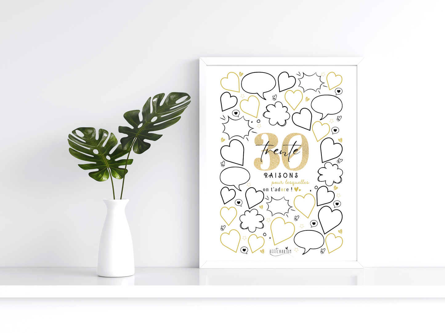 Affiche anniversaire 30 ans - OR