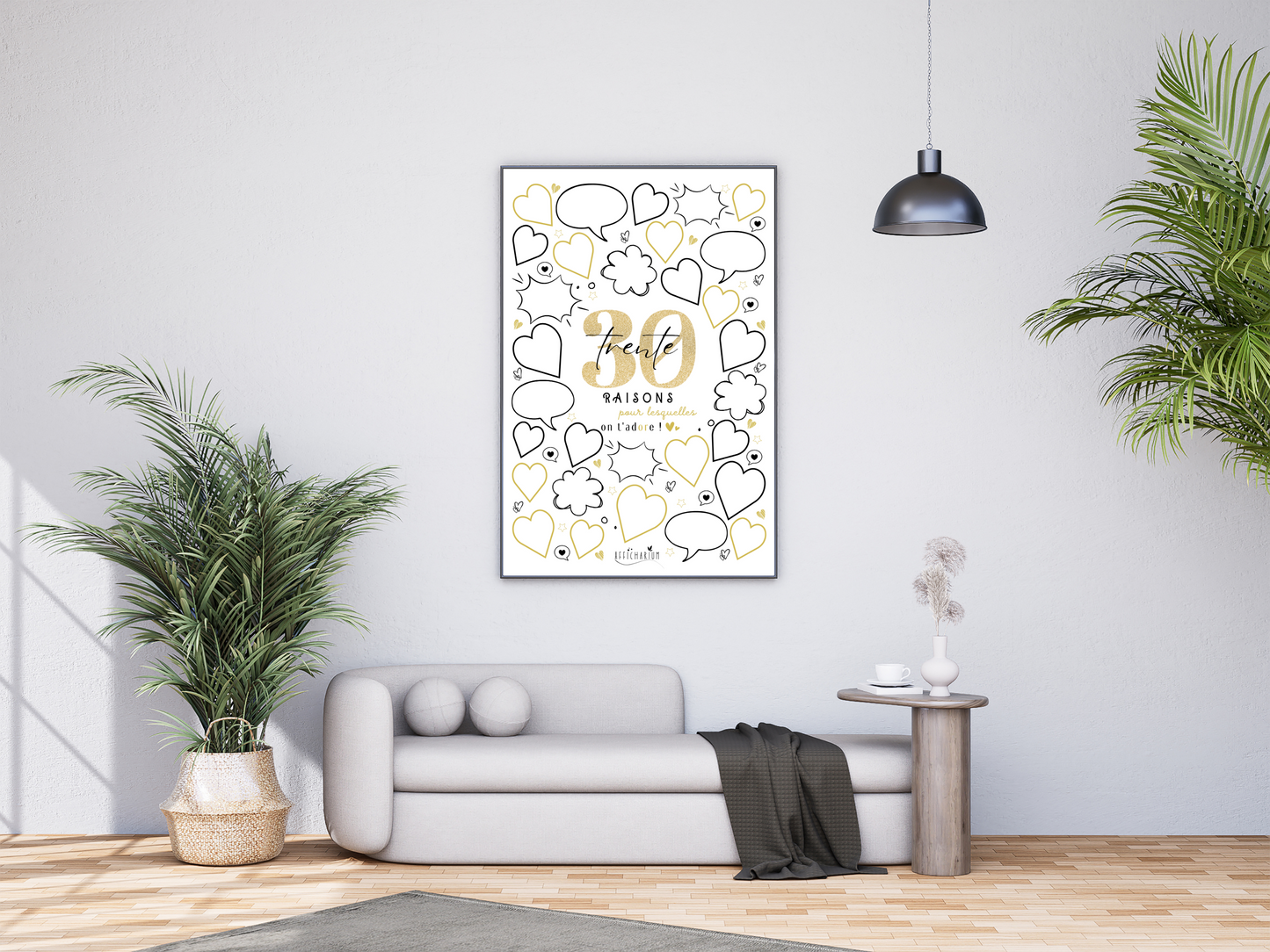 Affiche anniversaire 30 ans - OR