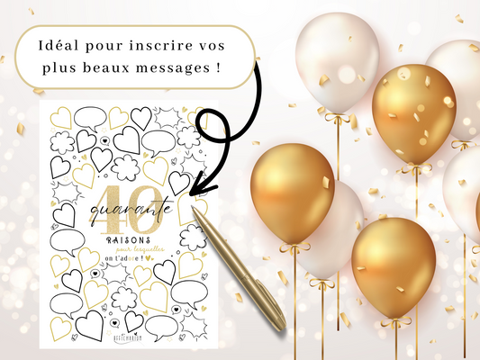 Affiche anniversaire 40 ans - OR