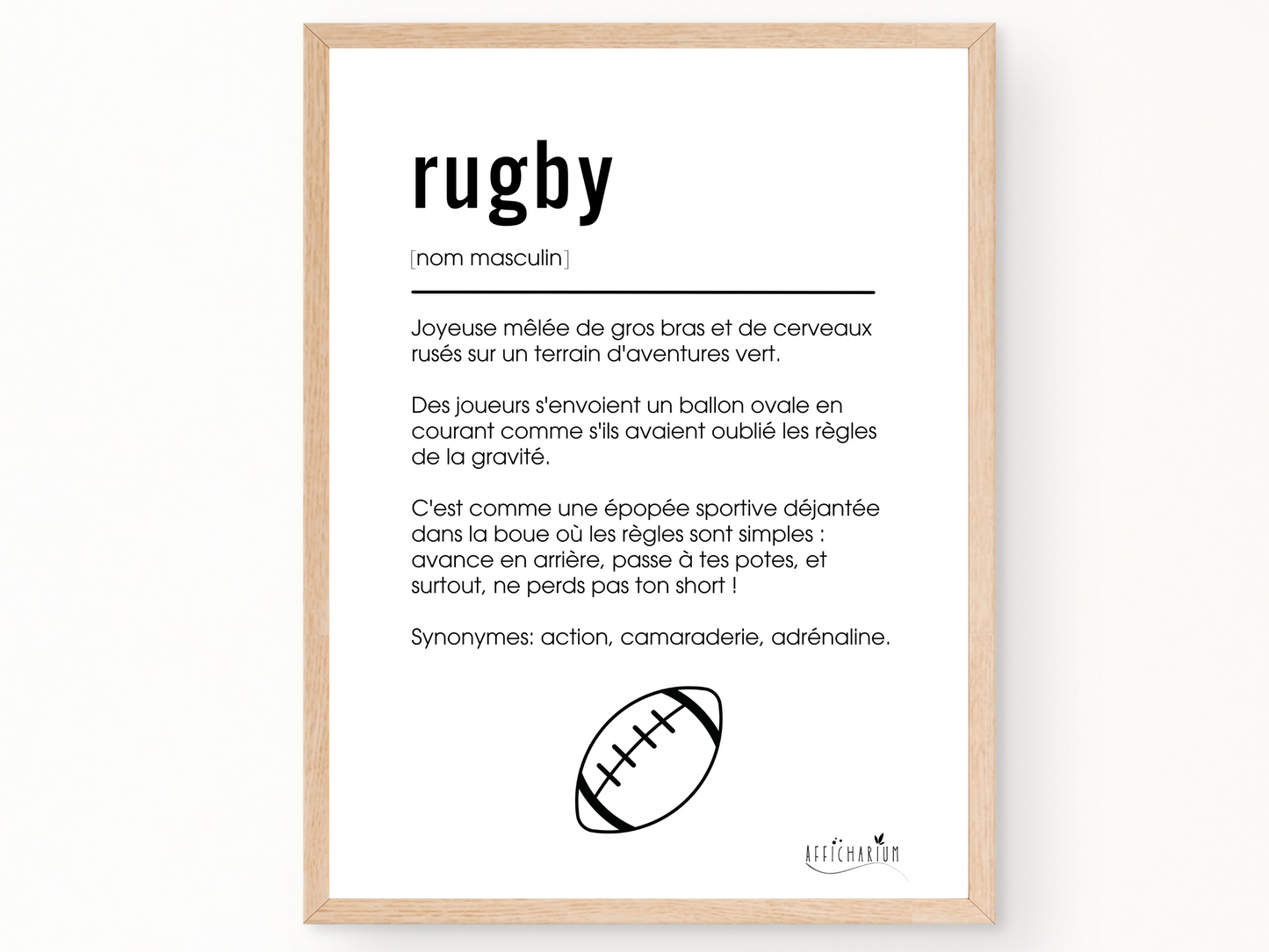 Affiche rugby