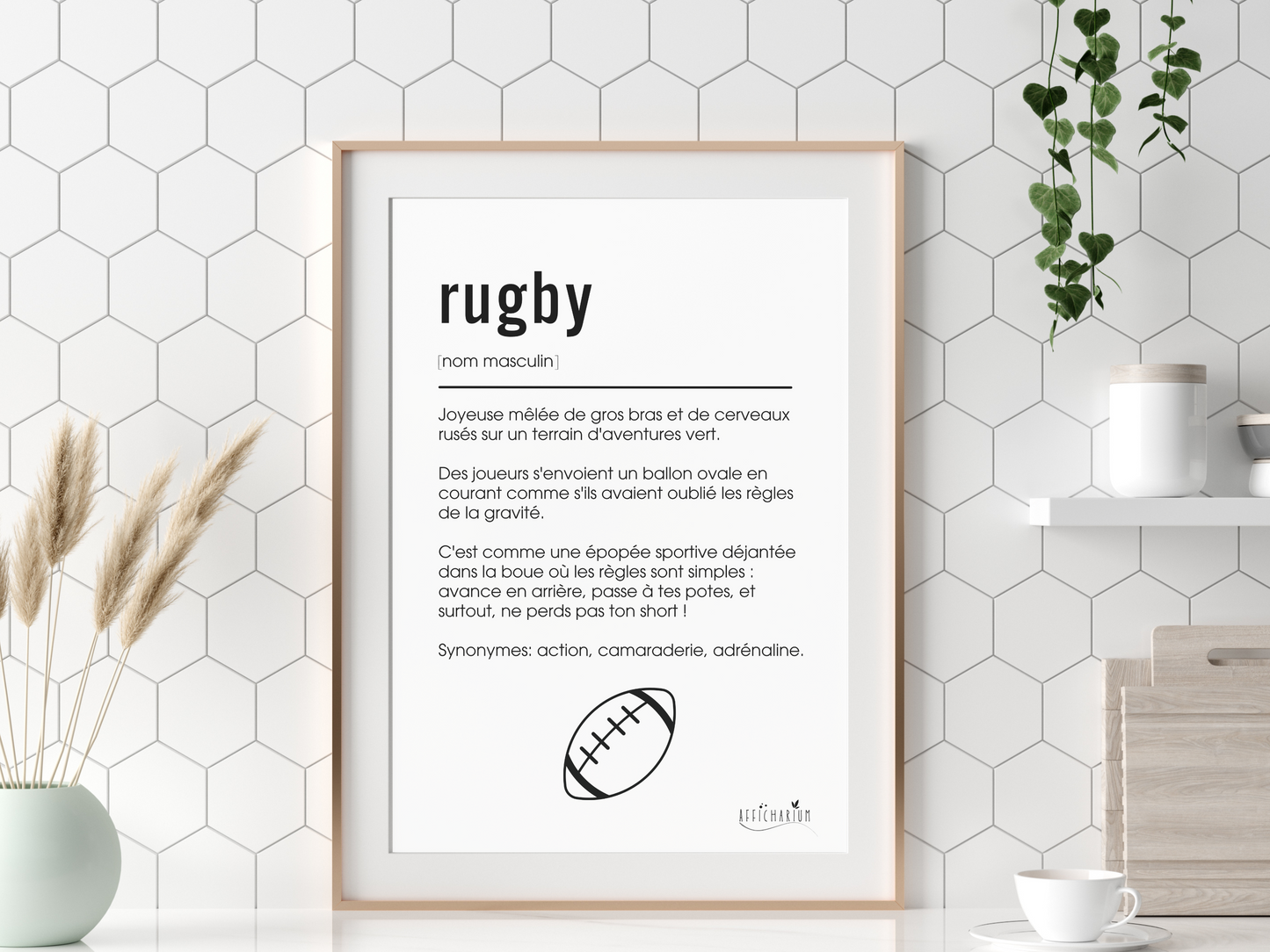 Affiche rugby