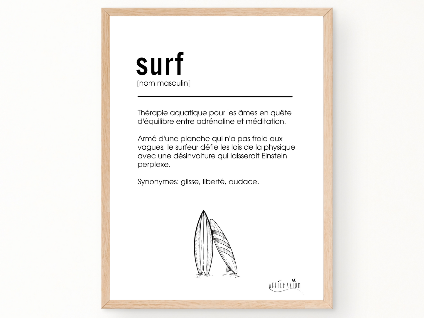 Affiche surf
