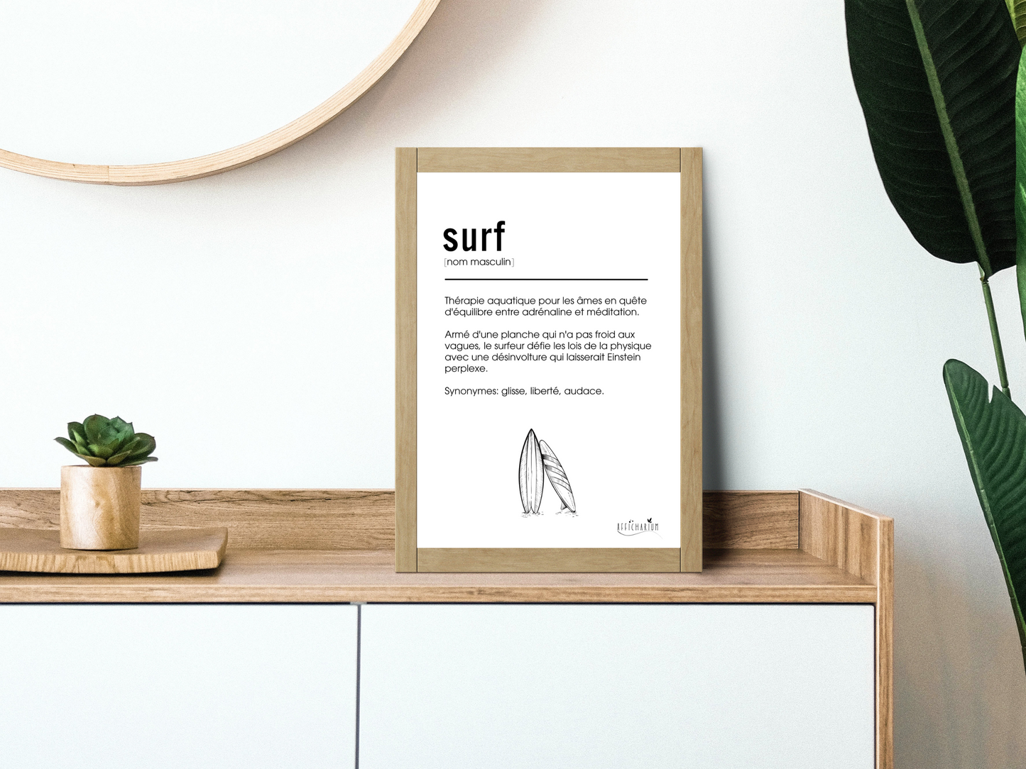 Affiche surf