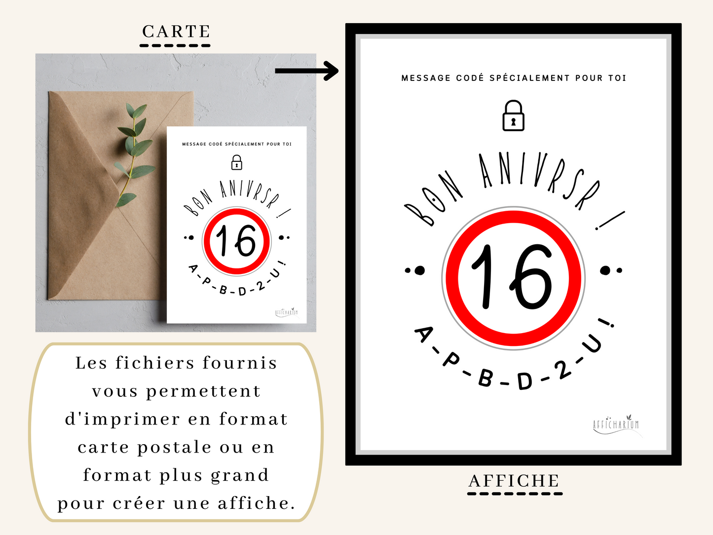 Carte anniversaire humoristique ado - 16 ans
