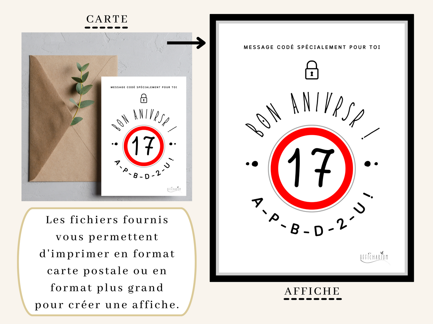 Carte anniversaire humoristique ado - 17 ans