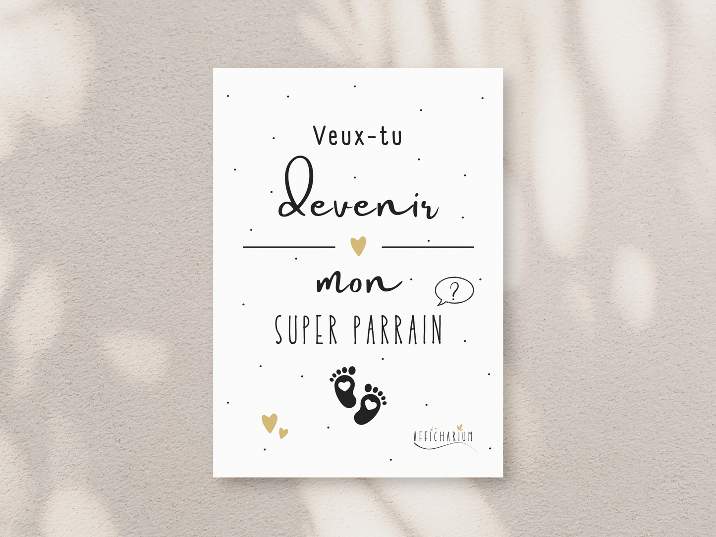 Carte demande parrain