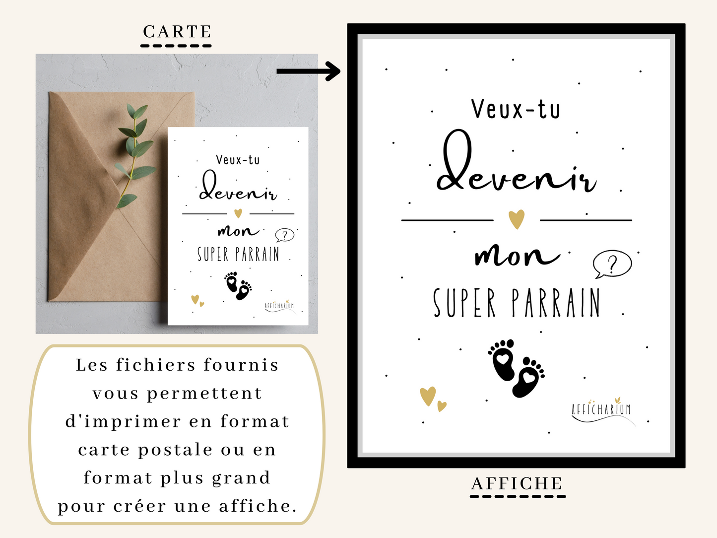 Carte demande parrain