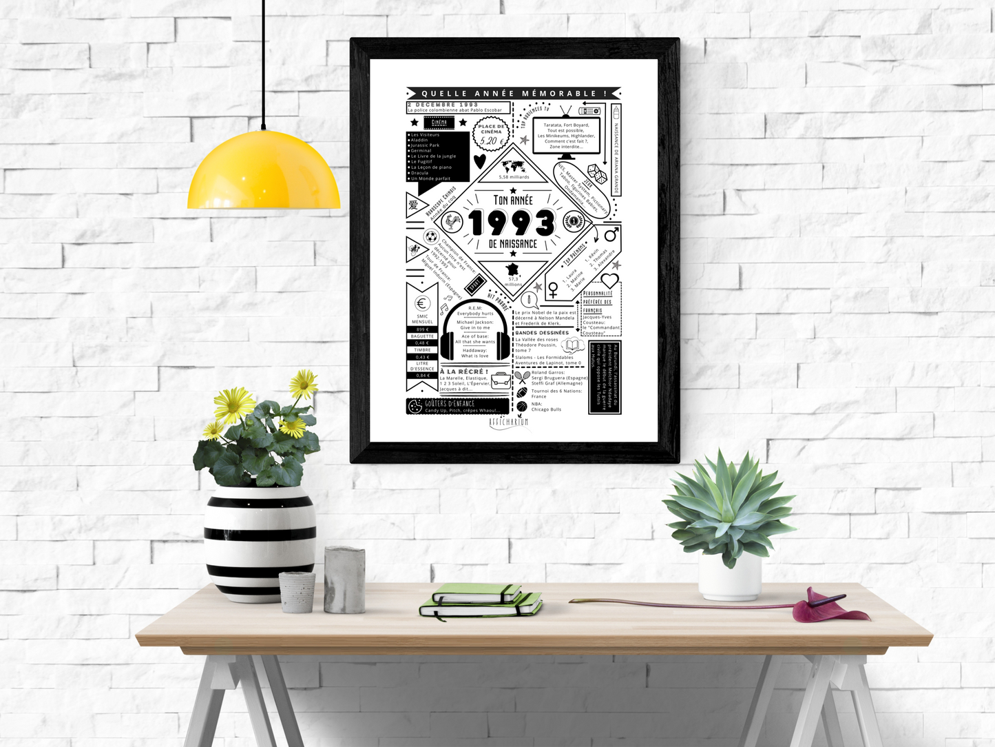 Affiche 1993 année de naissance