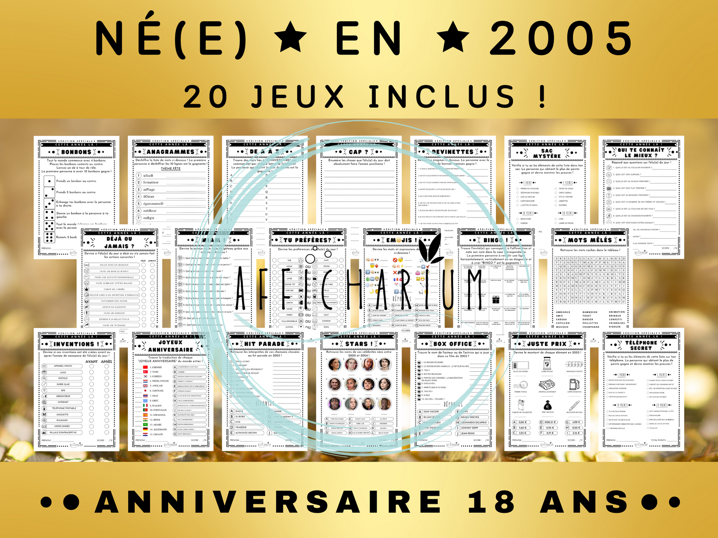 Jeux anniversaire 2005 - 18 ans