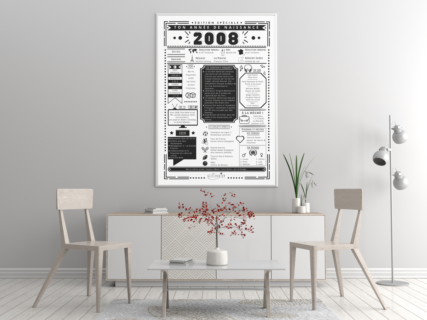 Journal de naissance 2008