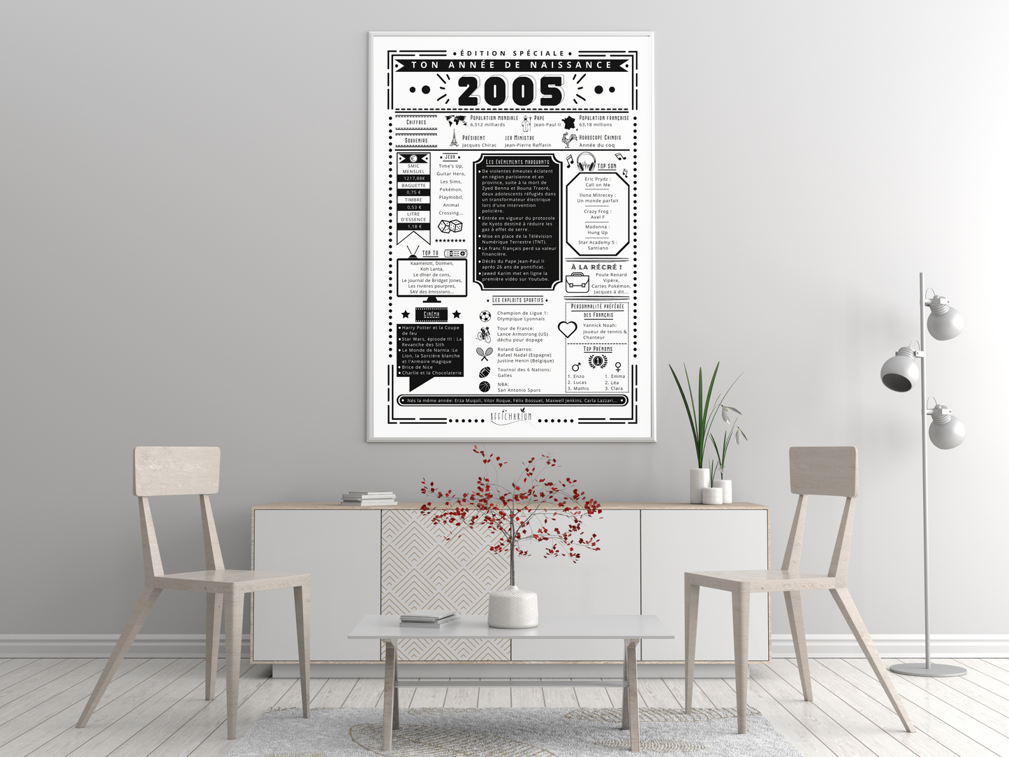 Journal de naissance 2005