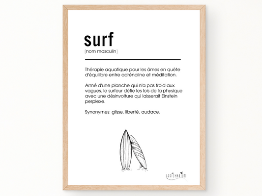 Affiche surf