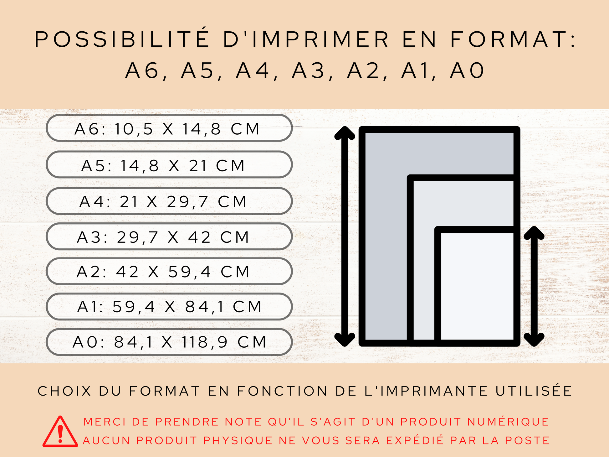 Affiche marraine & filleule - choix du format - vendu sans le